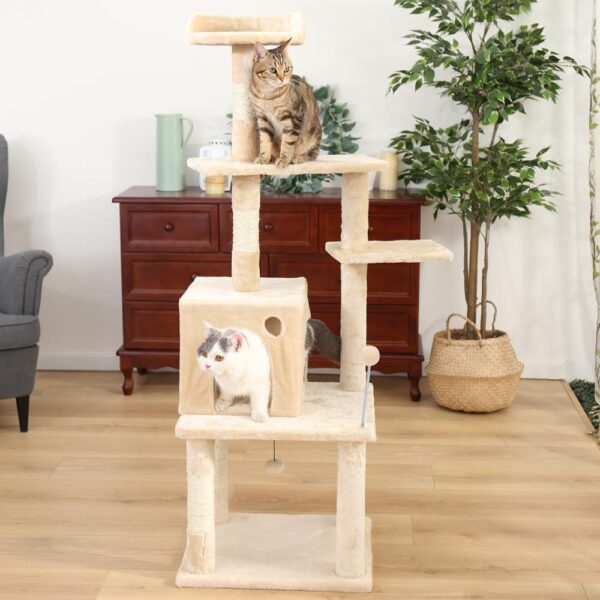 4687-lfnpqo.jpg Pet Climbing Frame with Hanging Ball