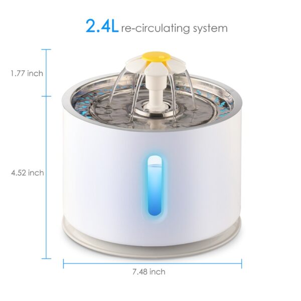 4991-yapjcc.jpg 2.4L Automatic Cat Water Fountain